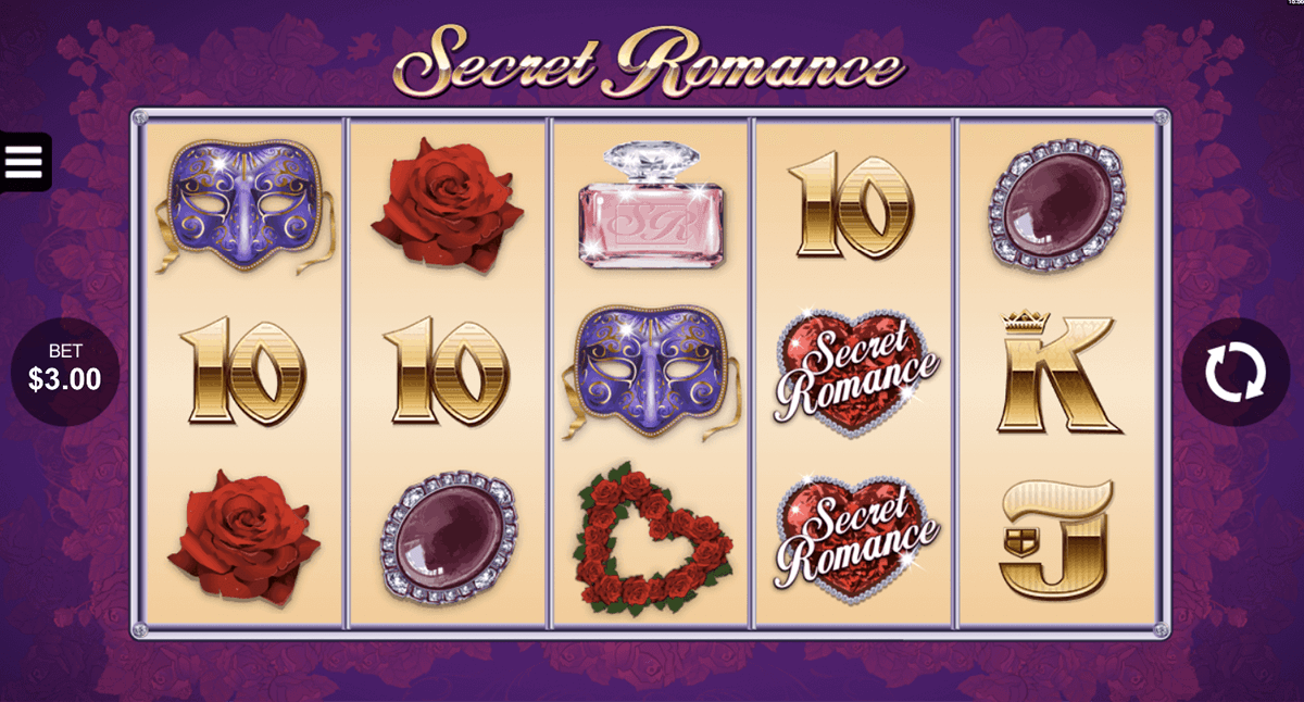 Скриншот линий игрового автомата Secret Romance от Микрогейминг