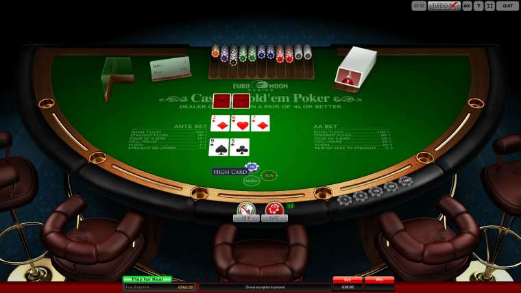 Видео покер CasinoHold’em Poker демо-игра