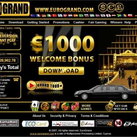 Обзор игорного заведения Eurogrand casino: мой положительный отзыв