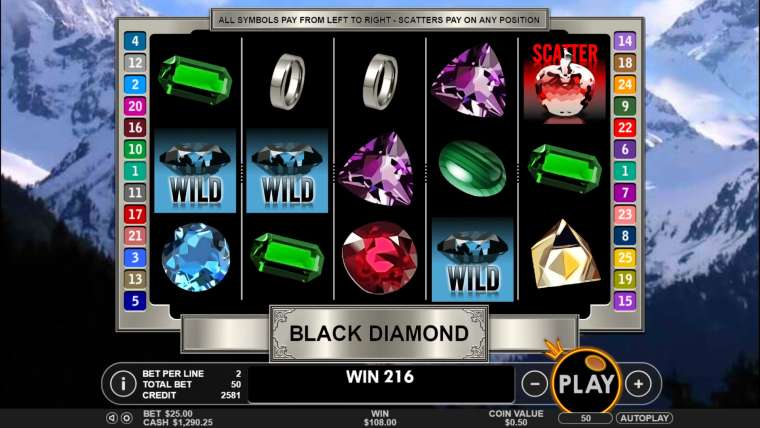 Видео покер Black Diamond демо-игра