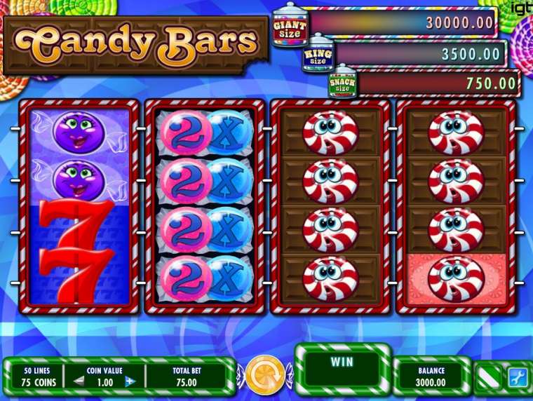Онлайн слот Candy Bars играть