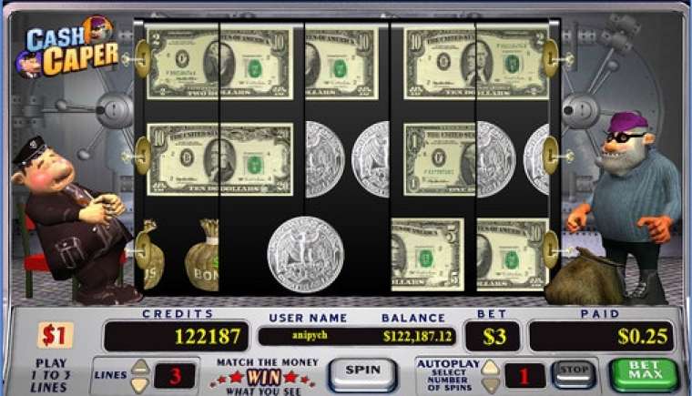 Видео покер Cash Caper демо-игра