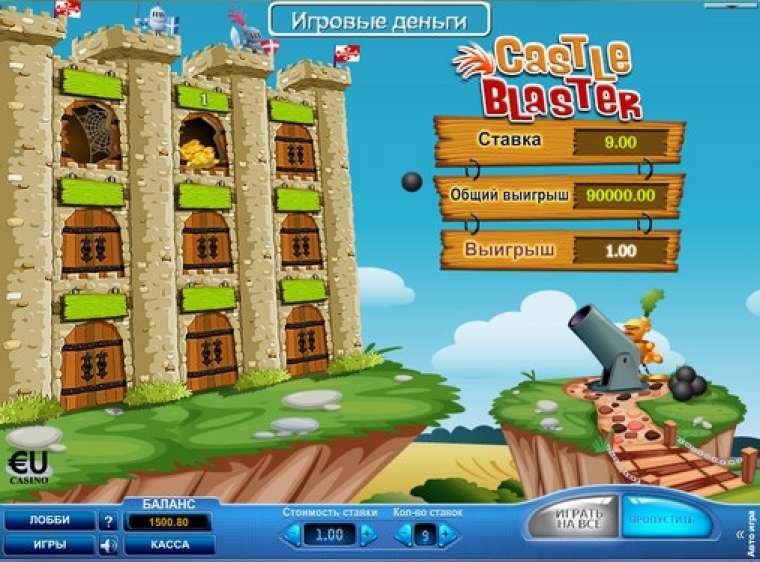 Видео покер Castle Blaster демо-игра