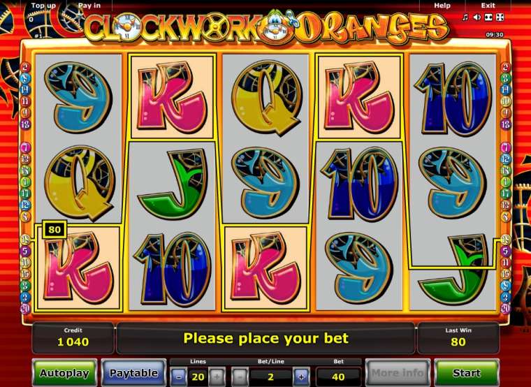 Видео покер Clockwork Oranges демо-игра