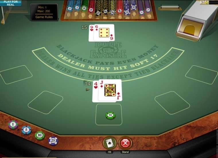 Видео покер Double Exposure Blackjack Gold демо-игра