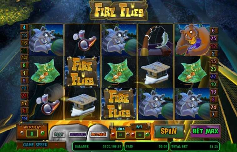Видео покер Fire Flies демо-игра