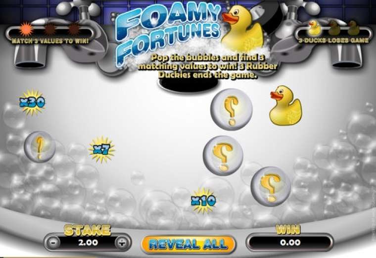 Видео покер Foamy Fortunes демо-игра