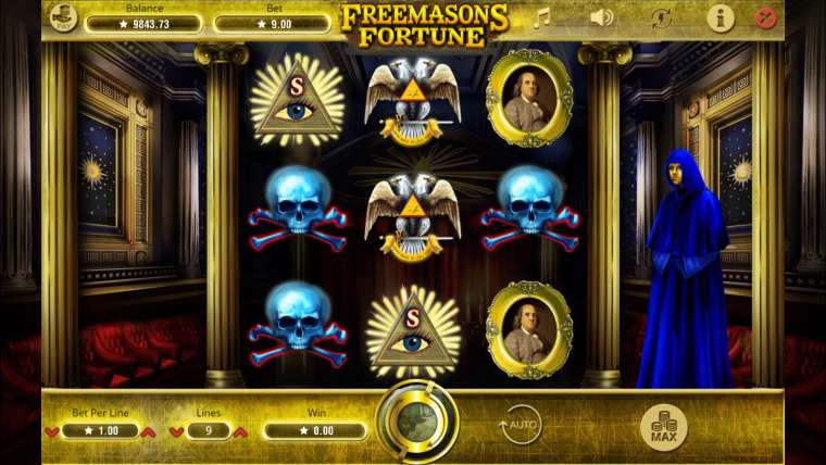 Видео покер Freemasons Fortune демо-игра