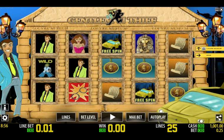 Видео покер Gentleman Thief демо-игра