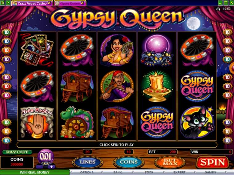 Онлайн слот Gypsy Queen играть