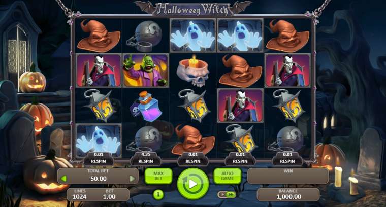 Онлайн слот Halloween Witch играть