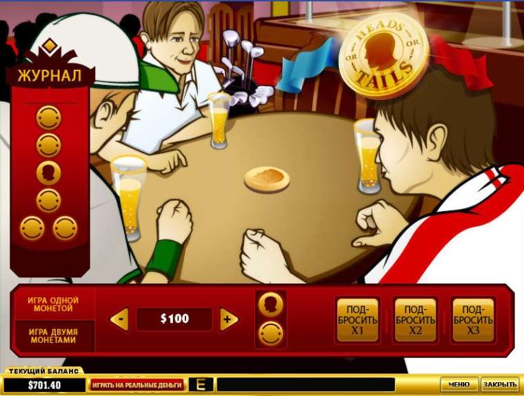 Видео покер Heads or Tails демо-игра