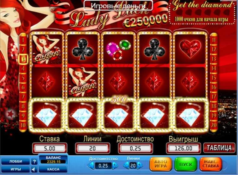 Видео покер Lady Luck демо-игра