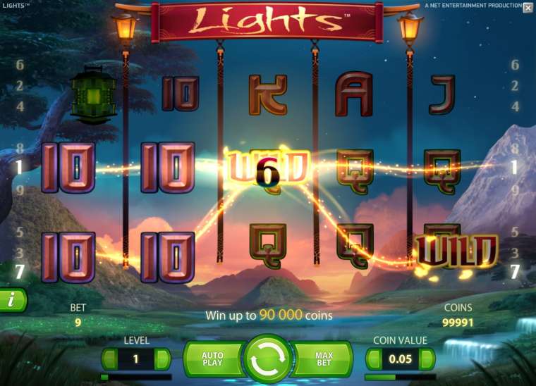 Видео покер Lights демо-игра