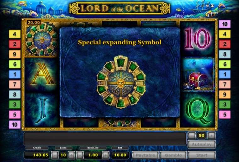 Видео покер Lord of the Ocean демо-игра