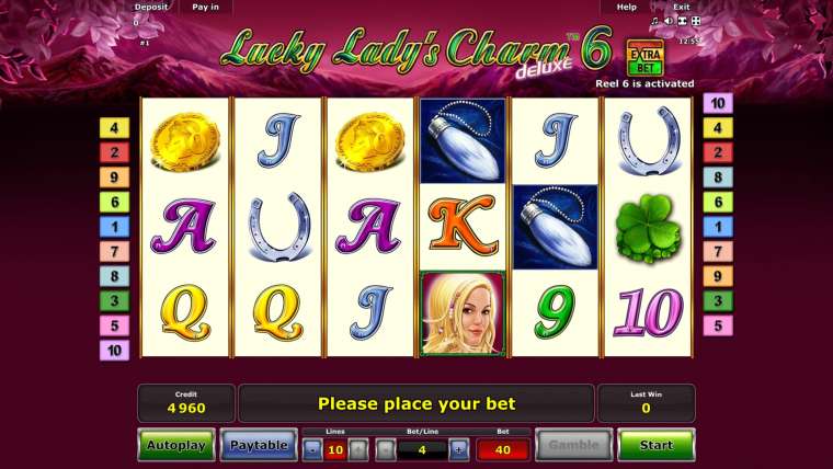 Видео покер Lucky Lady’s Charm 6 Deluxe демо-игра