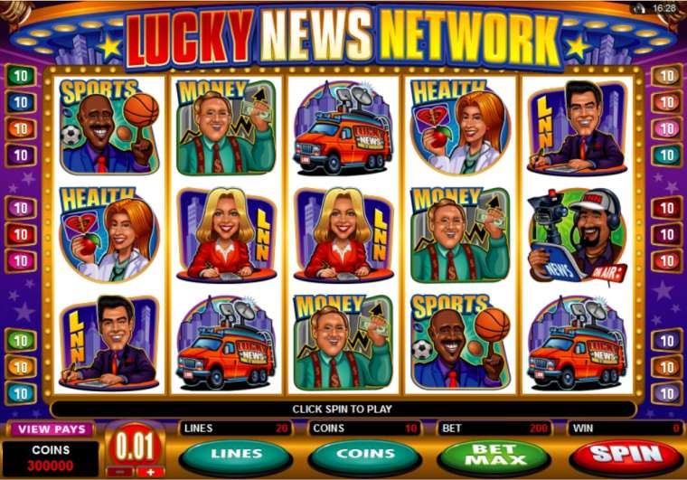 Онлайн слот Lucky News Network играть