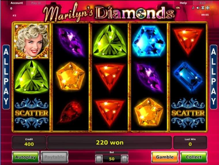 Онлайн слот Marilyn’s Diamonds играть