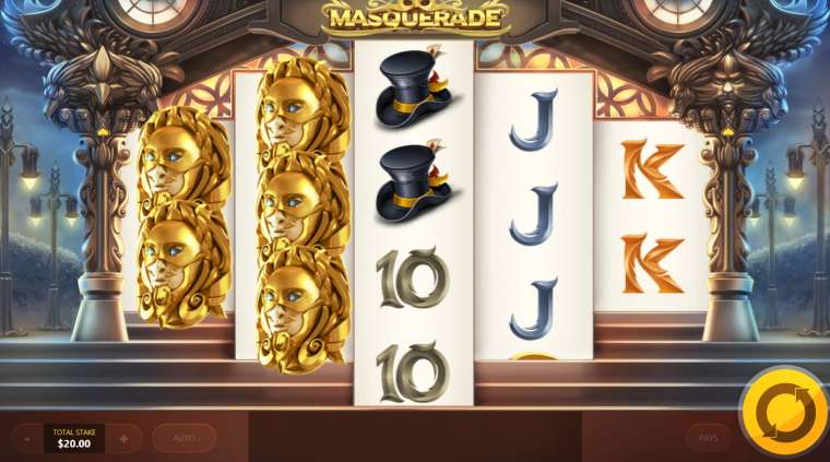 Видео покер Masquerade демо-игра