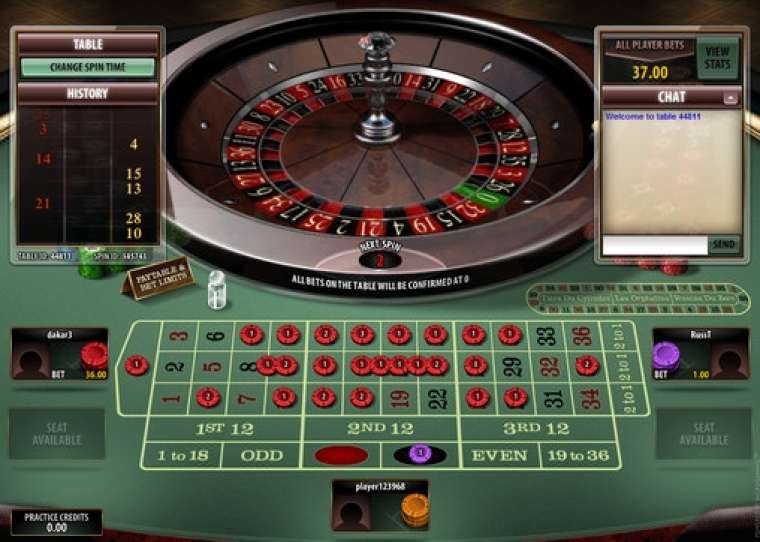 Видео покер Multi-Player Roulette демо-игра