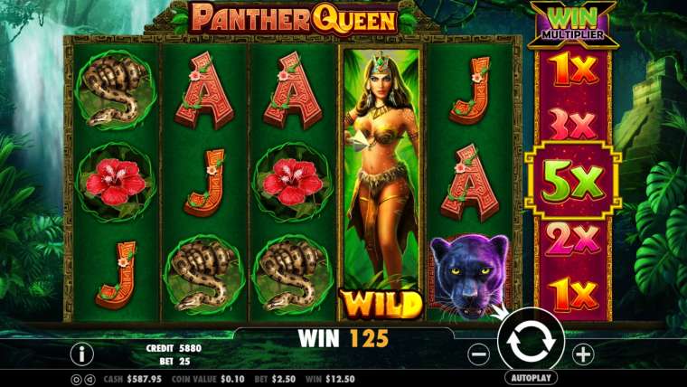 Видео покер Panther Queen демо-игра