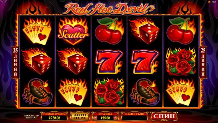 Видео покер Red Hot Devil демо-игра