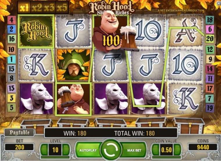 Видео покер Robin Hood: Shifting Riches демо-игра