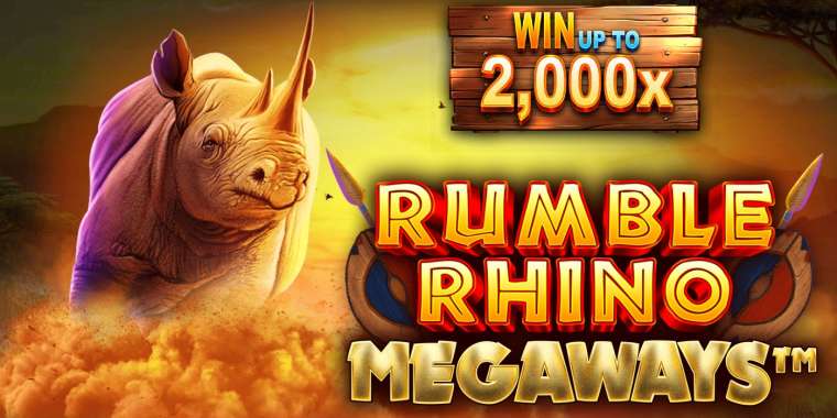 Онлайн слот Rumble Rhino Megaways играть