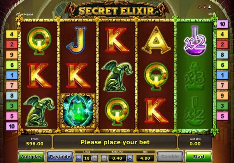 Видео покер Secret Elixir демо-игра