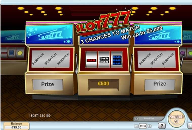 Видео покер Slot777 демо-игра