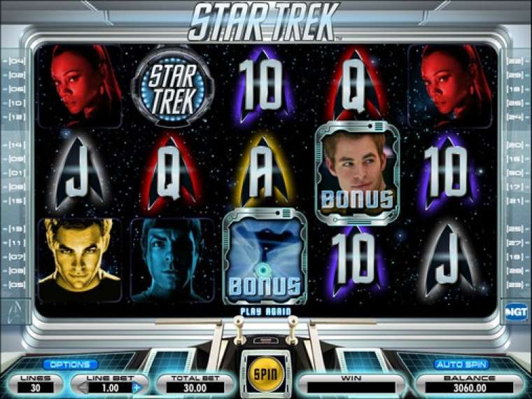 Видео покер Star Trek демо-игра