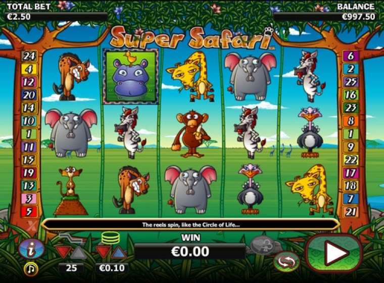 Видео покер Super Safari демо-игра