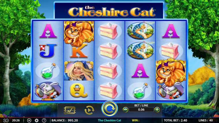 Видео покер The Cheshire Cat демо-игра