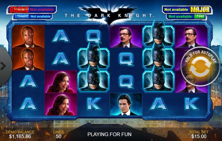 Видео покер The Dark Knight демо-игра
