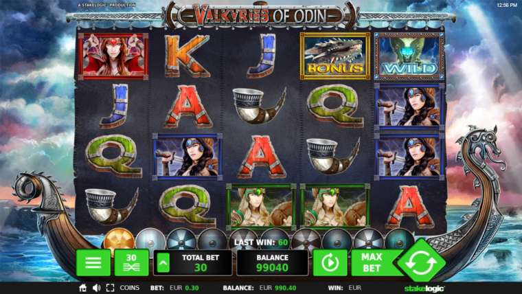 Видео покер Valkyries of Odin демо-игра