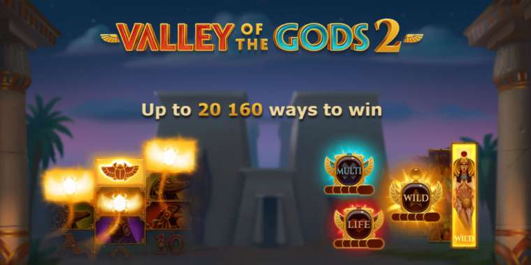 Видео покер Valley of the Gods 2 демо-игра