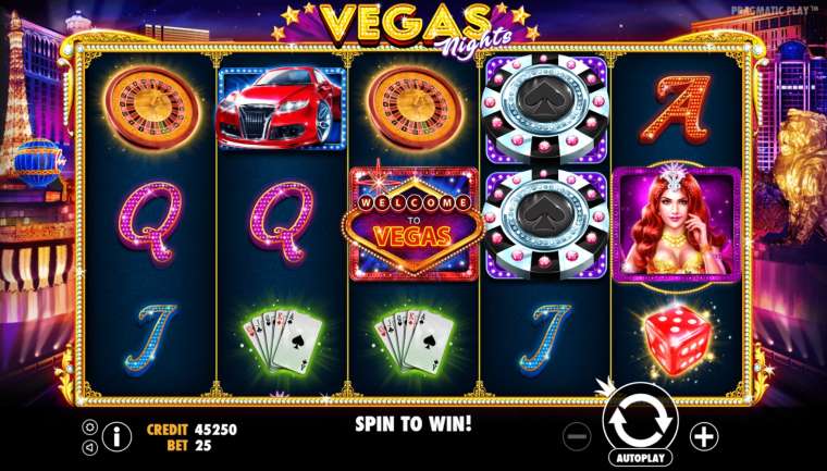 Видео покер Vegas Nights демо-игра
