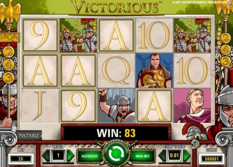 Видео покер Victorious демо-игра
