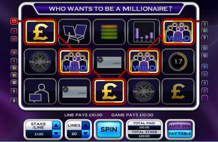 Видео покер Who Wants To Be A Millionaire демо-игра