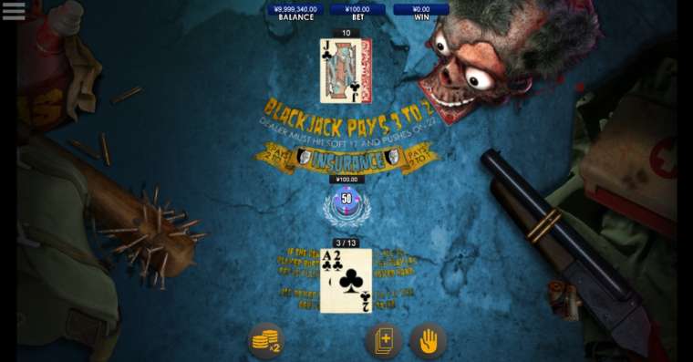 Видео покер Zombie Blackjack демо-игра